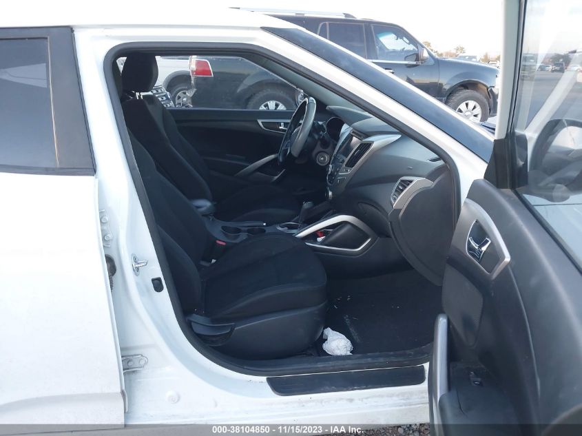 2013 HYUNDAI VELOSTER W/BLACK INT - KMHTC6AD7DU141876