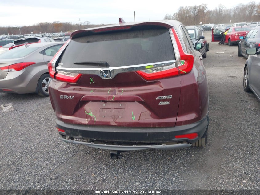 VIN 7FARW2H86JE017761 2018 HONDA CR-V EXL