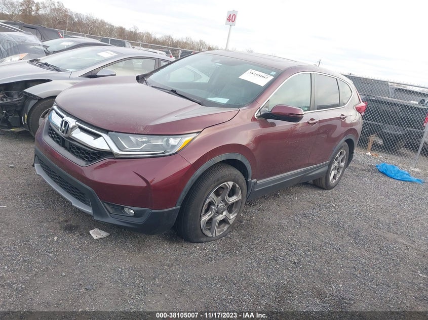VIN 7FARW2H86JE017761 2018 HONDA CR-V EXL
