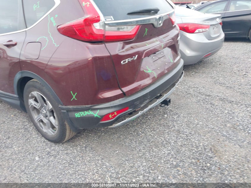VIN 7FARW2H86JE017761 2018 HONDA CR-V EXL