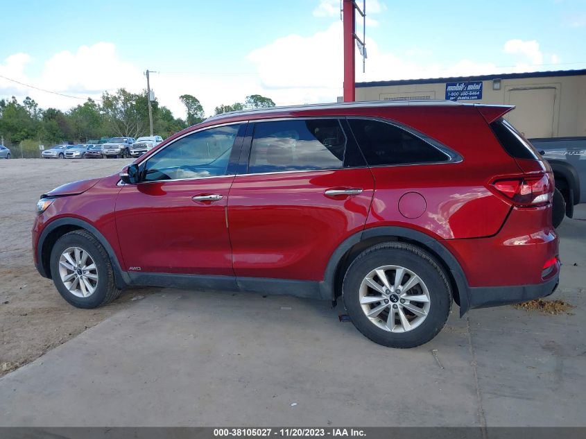 2019 KIA SORENTO LX - 5XYPGDA32KG584733