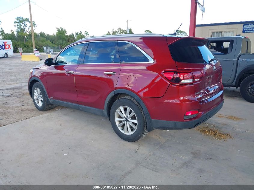 2019 KIA SORENTO LX - 5XYPGDA32KG584733