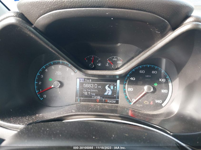 2016 CHEVROLET COLORADO LT - 1GCGSCE33G1271250