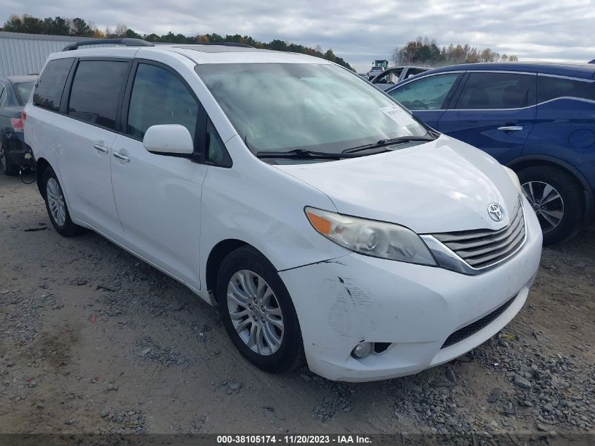2014 TOYOTA SIENNA XLE V6 8 PASSENGER - 5TDYK3DC0ES510128