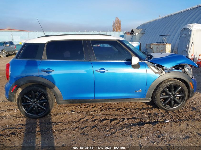 2013 MINI COUNTRYMAN COOPER S WMWZC5C56DWP30823