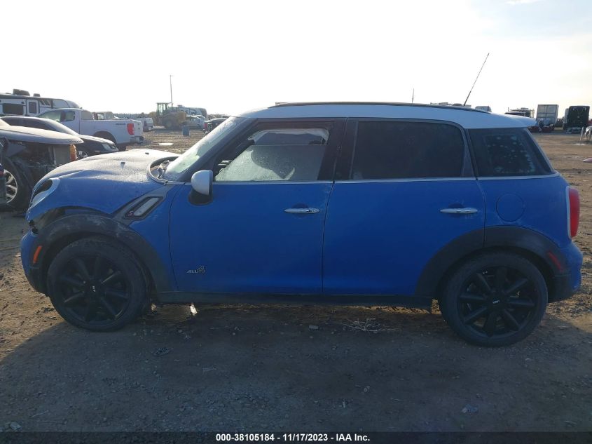 2013 MINI COUNTRYMAN COOPER S WMWZC5C56DWP30823