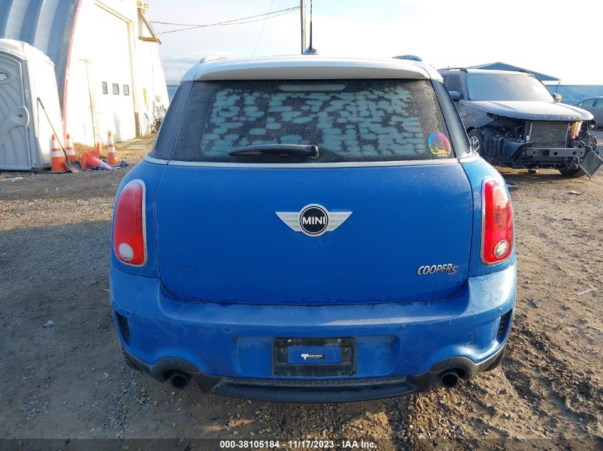 2013 MINI COUNTRYMAN COOPER S WMWZC5C56DWP30823
