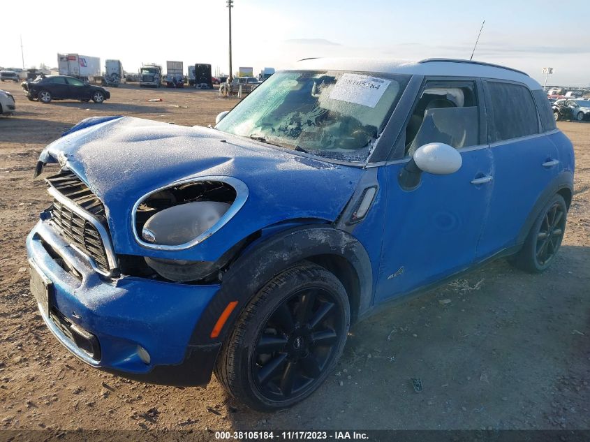 2013 MINI COUNTRYMAN COOPER S WMWZC5C56DWP30823