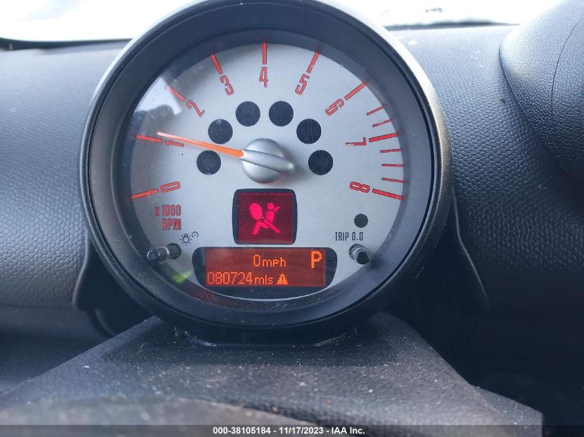 2013 MINI COUNTRYMAN COOPER S WMWZC5C56DWP30823