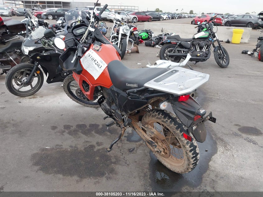 VIN ML5KLEG19NDA07599 2022 KAWASAKI KL650 G