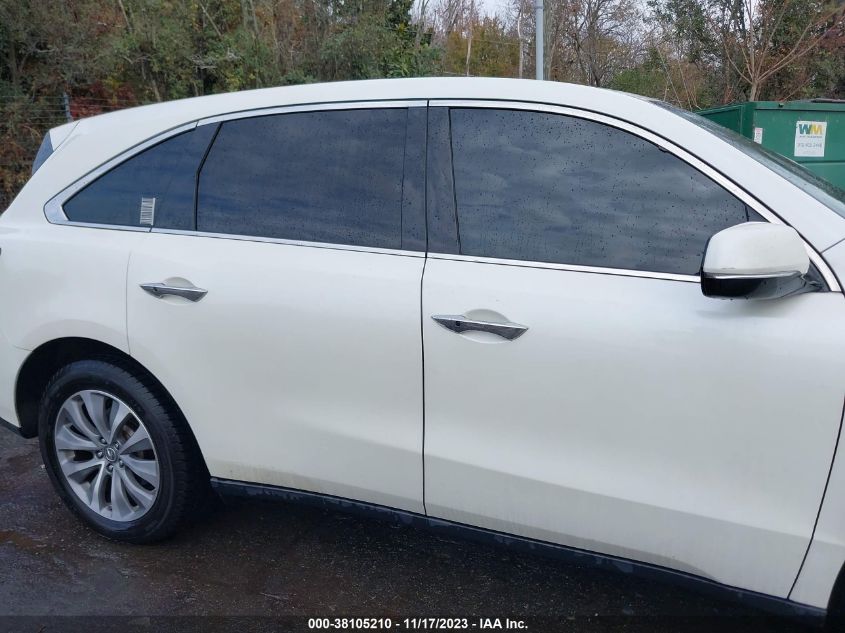 2015 ACURA MDX TECHNOLOGY PACKAGE - 5FRYD4H49FB001761