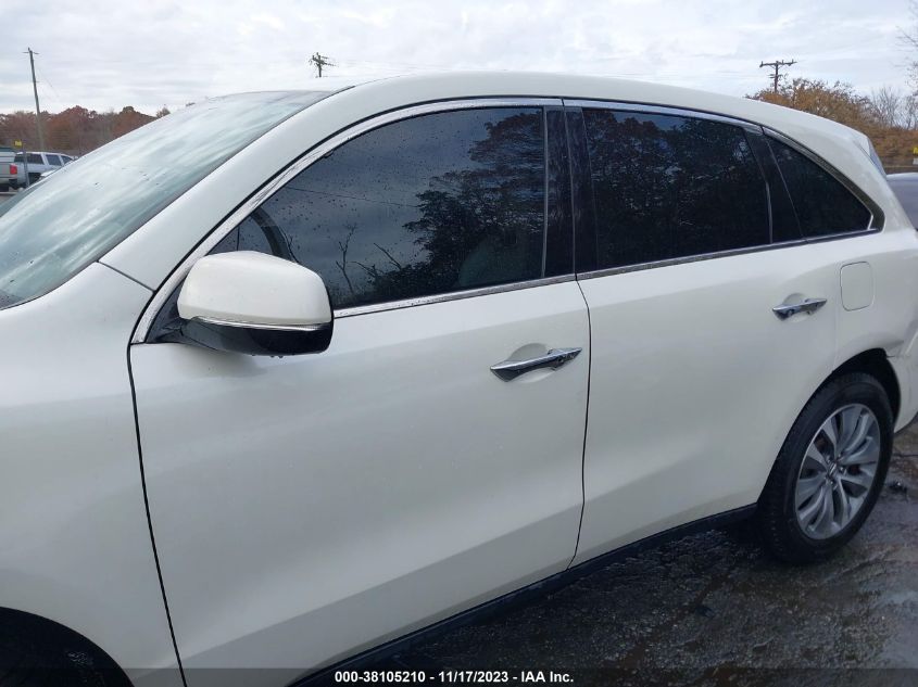 2015 ACURA MDX TECHNOLOGY PACKAGE - 5FRYD4H49FB001761