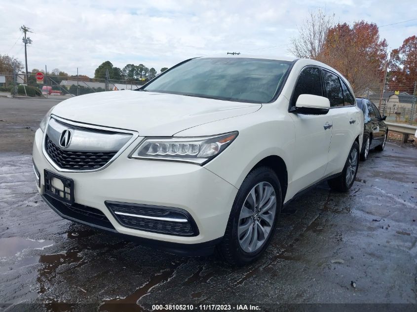 2015 ACURA MDX TECHNOLOGY PACKAGE - 5FRYD4H49FB001761