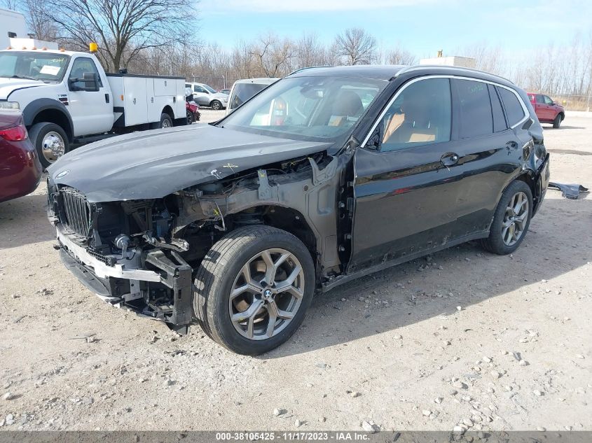 5UXTY5C07L9B07708 2020 BMW X3, photo no. 2