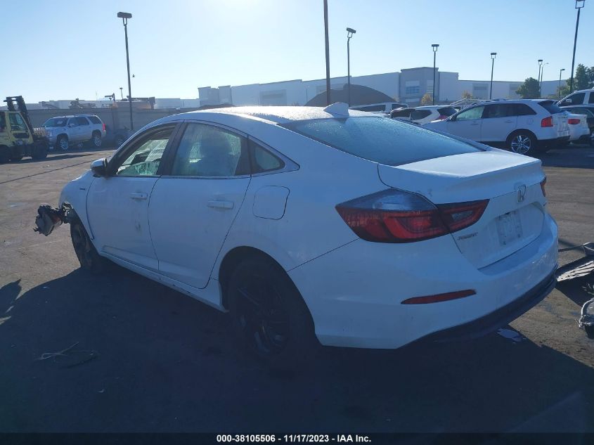 2019 HONDA INSIGHT EX - 19XZE4F50KE025378