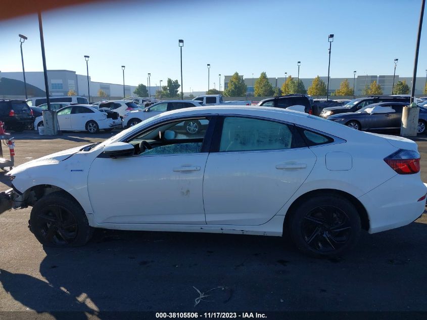 2019 HONDA INSIGHT EX - 19XZE4F50KE025378