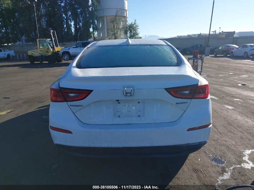 2019 HONDA INSIGHT EX - 19XZE4F50KE025378