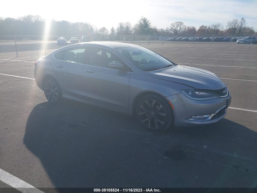 2015 CHRYSLER 200 C - 1C3CCCEG0FN589630