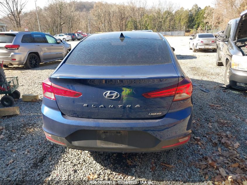 2020 HYUNDAI ELANTRA LIMITED - 5NPD84LF5LH516461