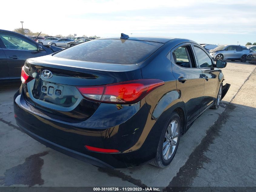 2016 HYUNDAI ELANTRA SE - KMHDH4AE4GU601728
