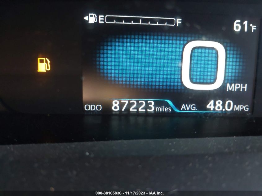 2019 TOYOTA PRIUS - JTDKARFU7K3073680