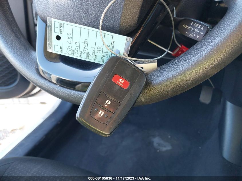 2019 TOYOTA PRIUS - JTDKARFU7K3073680