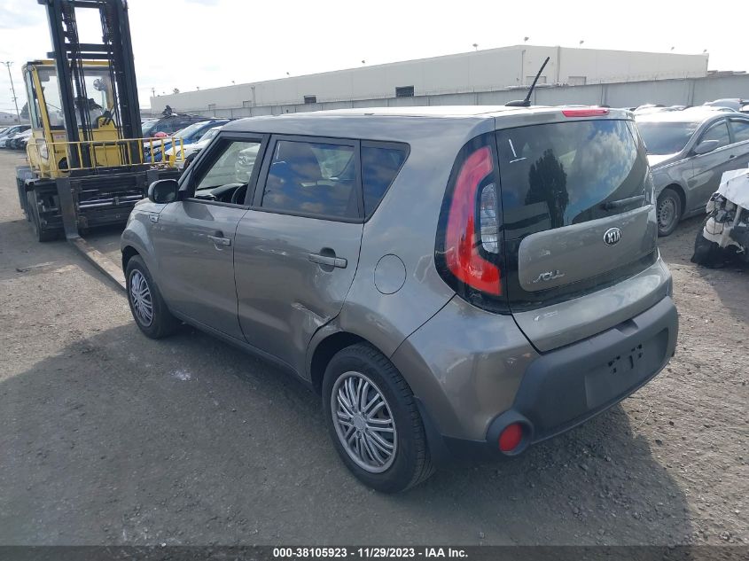 2015 KIA SOUL BASE - KNDJN2A25F7194249