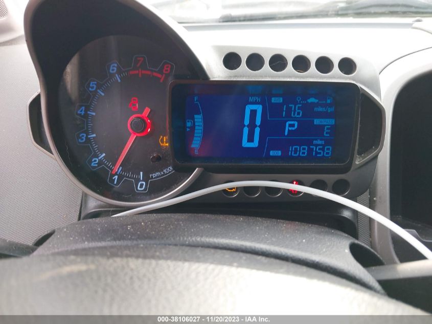 2013 CHEVROLET SONIC LTZ AUTO - 1G1JE6SH7D4190219
