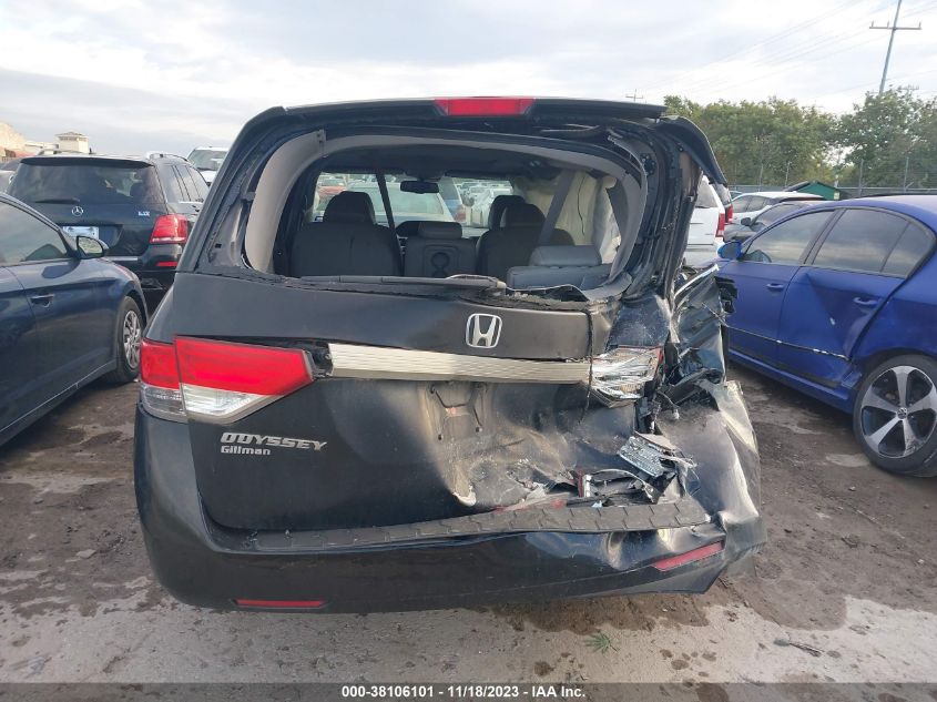 2014 HONDA ODYSSEY EX-L - 5FNRL5H66EB038782
