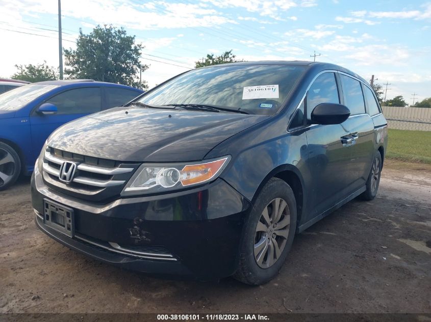 2014 HONDA ODYSSEY EX-L - 5FNRL5H66EB038782