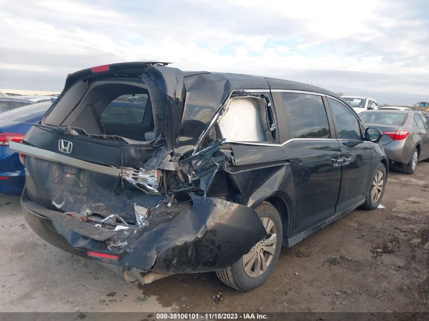 2014 HONDA ODYSSEY EX-L - 5FNRL5H66EB038782