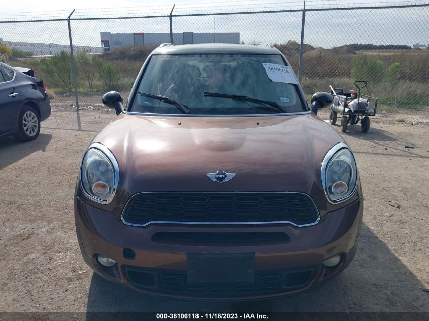 2014 MINI COUNTRYMAN COOPER S WMWZC3C58EWP25144