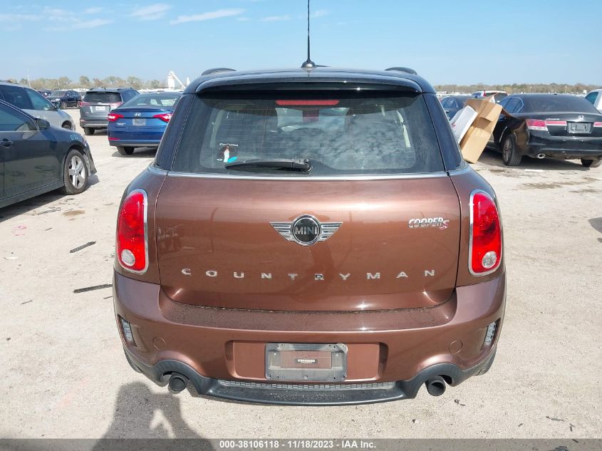 2014 MINI COUNTRYMAN COOPER S WMWZC3C58EWP25144