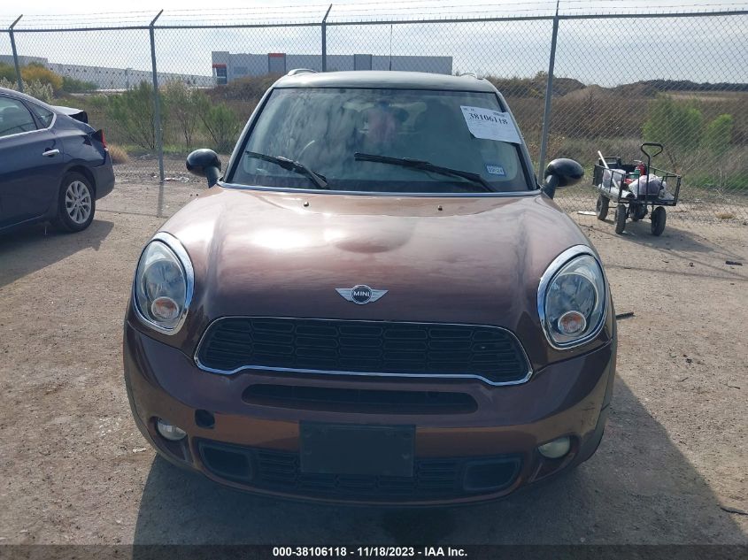 2014 MINI COUNTRYMAN COOPER S WMWZC3C58EWP25144