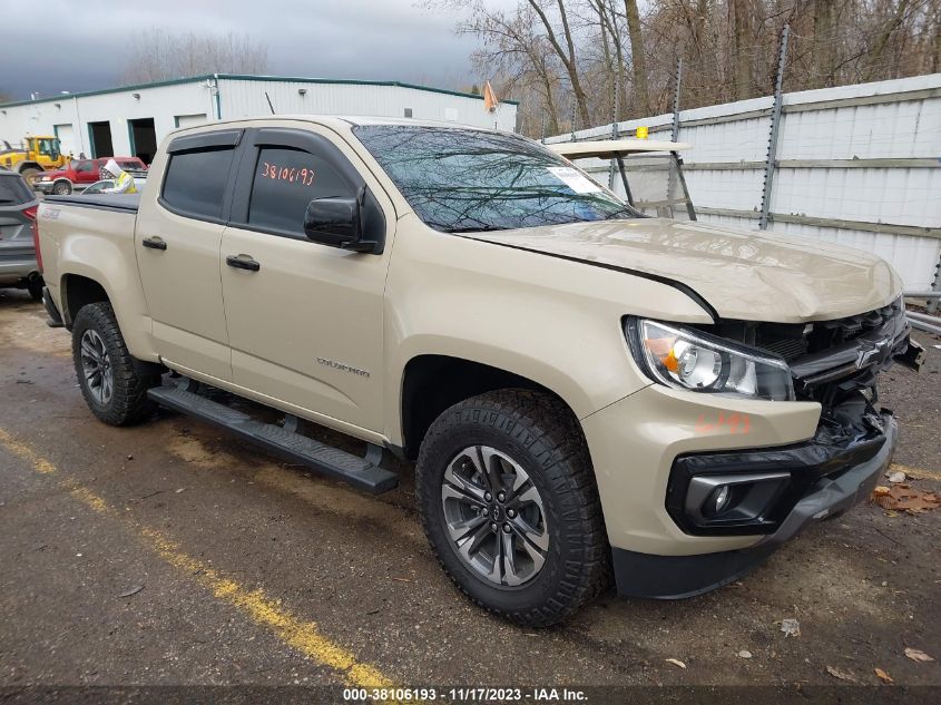 2022 CHEVROLET COLORADO 4WD  SHORT BOX Z71 - 1GCGTDEN8N1327524