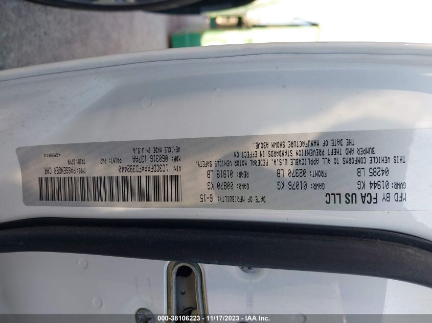 2015 DODGE DART SE - 1C3CDFAAXFD392440