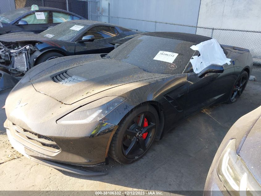 2014 CHEVROLET CORVETTE STINGRAY 1G1YF3D7XE5128663