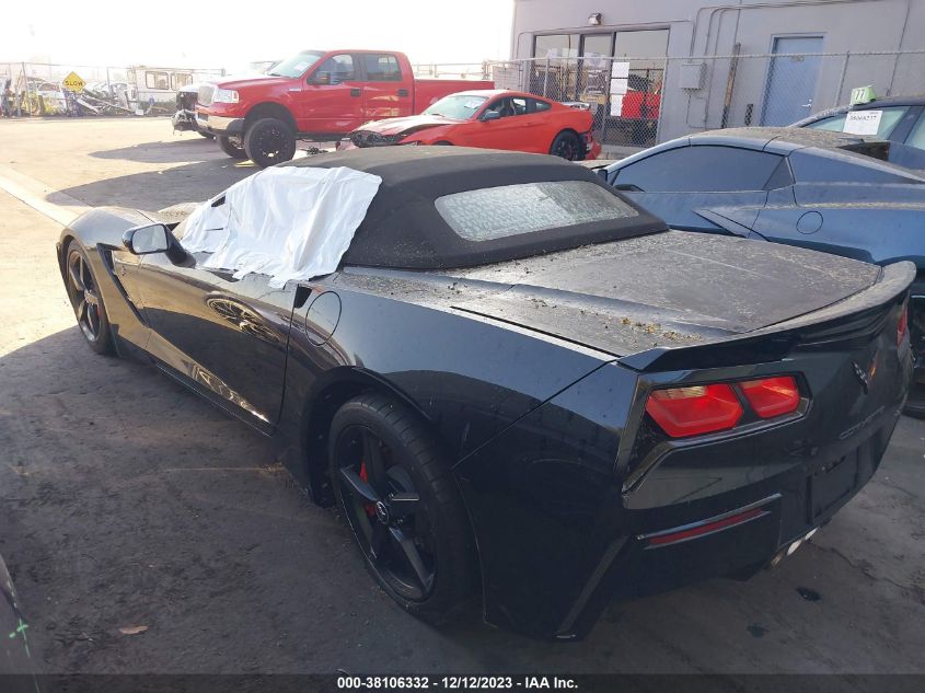 2014 CHEVROLET CORVETTE STINGRAY 1G1YF3D7XE5128663