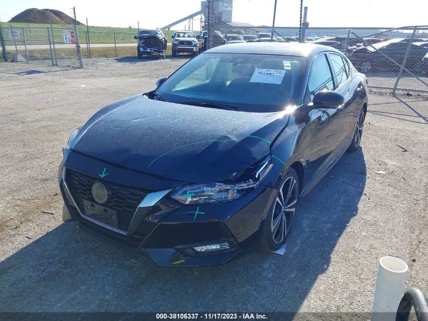 2022 NISSAN SENTRA SR - 3N1AB8DV3NY219683