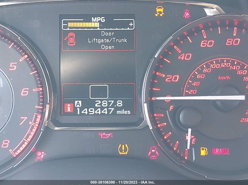 2015 SUBARU WRX - JF1VA1A68F9830795