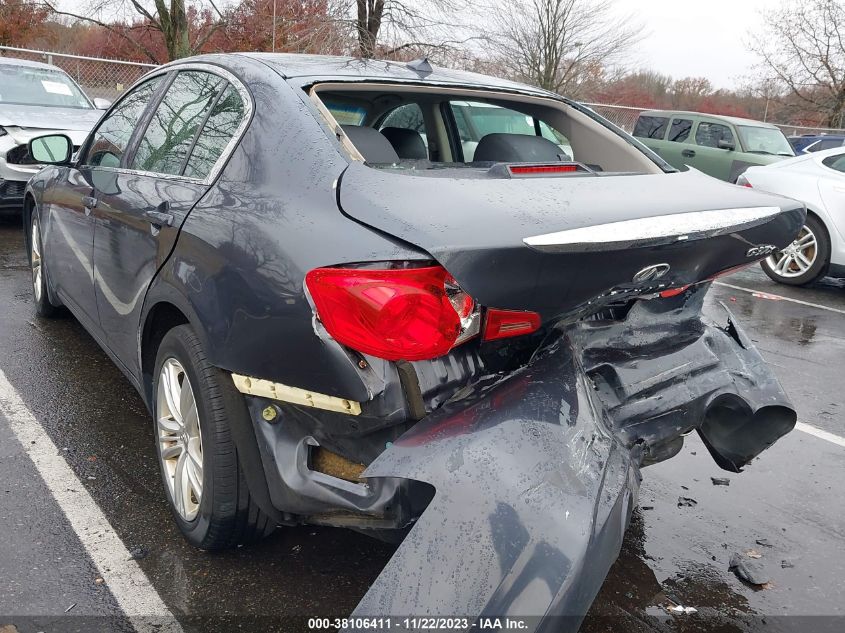 2013 INFINITI G37X - JN1CV6AR6DM756769