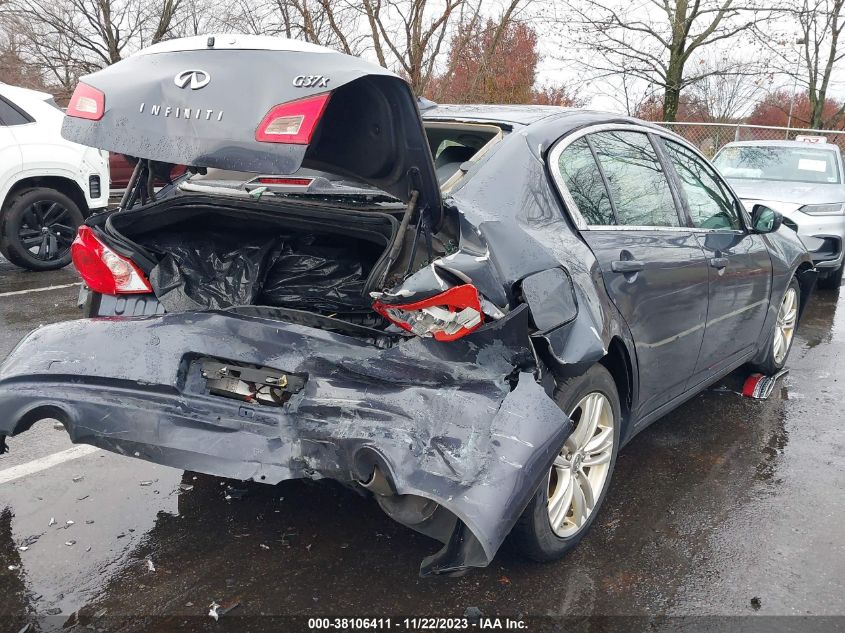 2013 INFINITI G37X - JN1CV6AR6DM756769