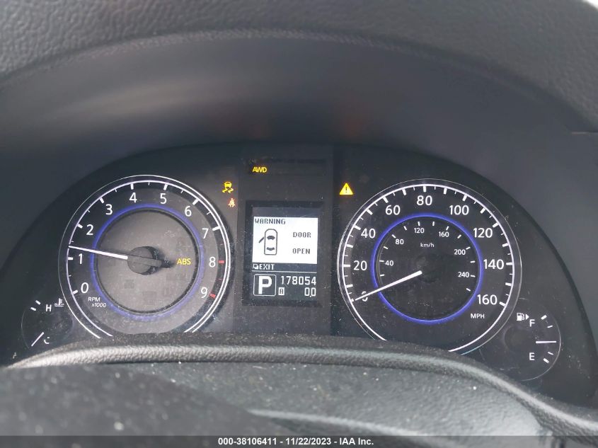 2013 INFINITI G37X - JN1CV6AR6DM756769