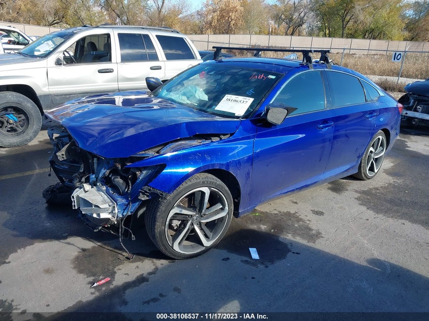 VIN 1HGCV1F39KA015536 2019 HONDA ACCORD SPORT