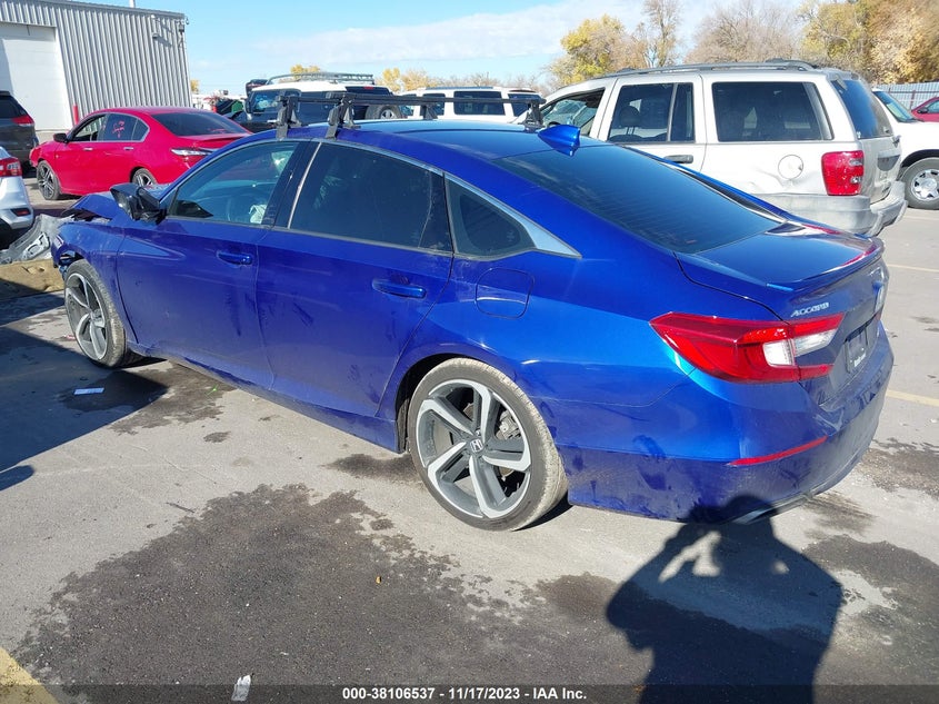 VIN 1HGCV1F39KA015536 2019 HONDA ACCORD SPORT
