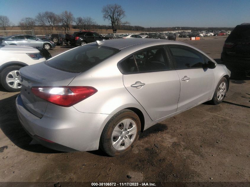 2015 KIA FORTE LX - KNAFK4A65F5434812