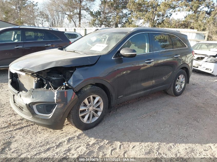 2017 KIA SORENTO 3.3L LX - 5XYPGDA54HG247829