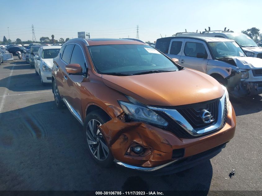 2015 NISSAN MURANO S/SL/SV/PLATINUM - 5N1AZ2MG1FN262680