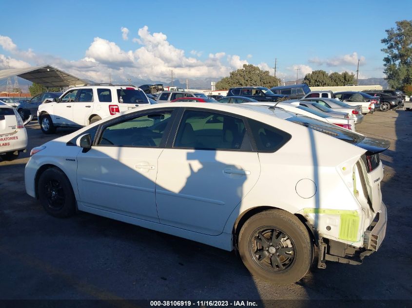 2014 TOYOTA PRIUS FOUR/FIVE/THREE/ONE/TWO - JTDKN3DU9E0389298