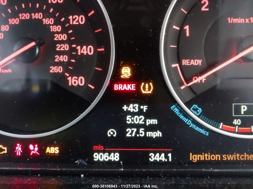2013 BMW 328I XDRIVE - WBA3B5C59DF593000